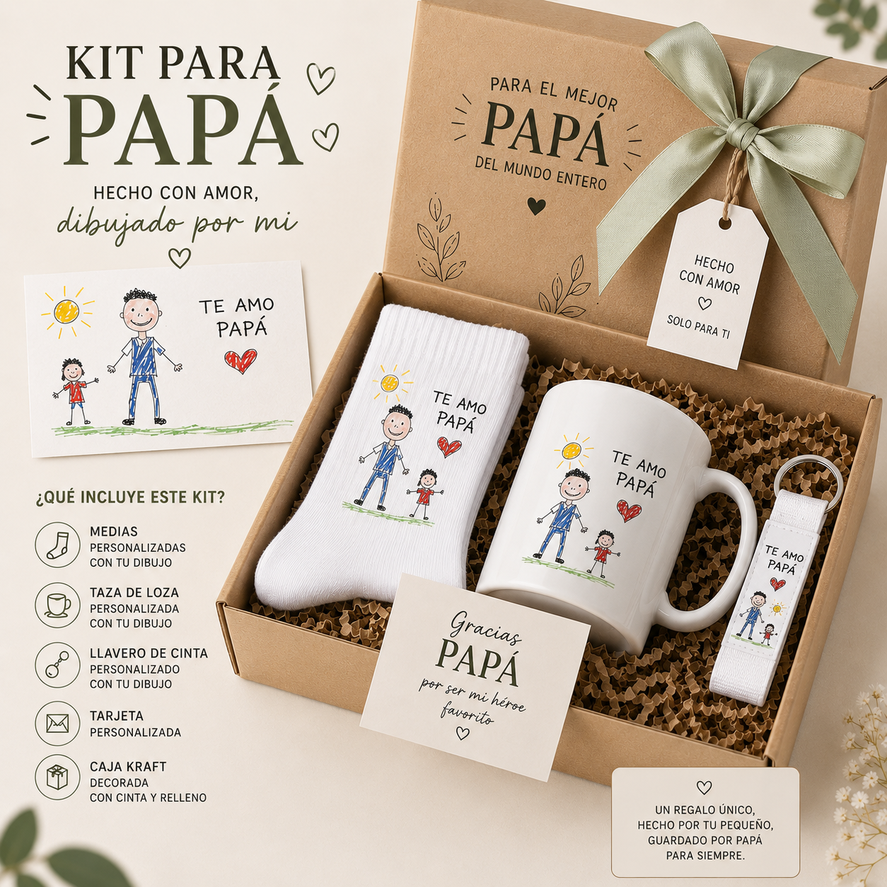 Kit para papá hecho con amor